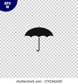Umbrella icon vector.Protection sign symbol illustration