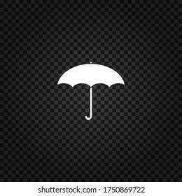 Vector de icono de paraguas.Ilustración de símbolo de protección