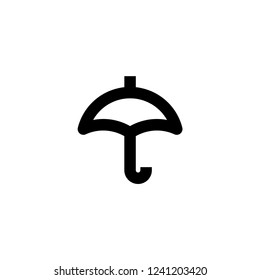 Umbrella icon. Weather sign