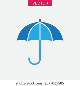 Umbrella icon, weather symbol. vector flat trendy style illustration for web and app..eps