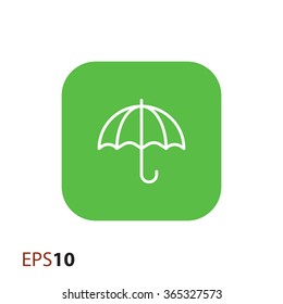 Umbrella icon for web and mobile