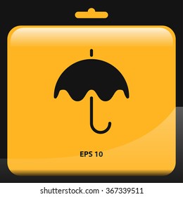 umbrella icon for web and mobile