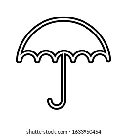 umbrella icon with a white background