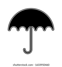 umbrella icon with a white background