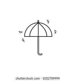 umbrella icon.Element of popular tourism icon. Premium quality graphic design. Signs, symbols collection icon for websites, web design,