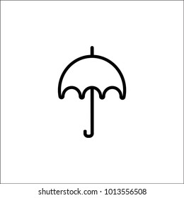 Umbrella-Ikone.Grafisches Flachsymbol, Logo.