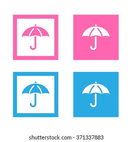 Umbrella Icons Set Vector EPS10, Great for any use.