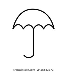 umbrella icons set. Umbrella vector icon. Vector illustration. Eps file 303.