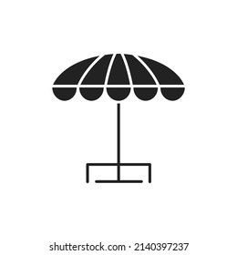 Umbrella icons  symbol vector elements for infographic web
