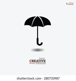 Umbrella icon.umbrella.vector illustration.