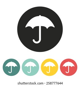 umbrella icon.vector illustration.