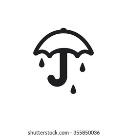 umbrella icon.vector illustration.