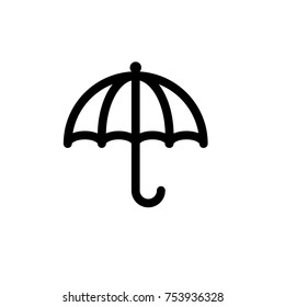 Umbrella Icon,vector illustration. Flat design style. vector umbrella icon illustration isolated on White background, umbrella icon Eps10. umbrella icons graphic design vector symbols.