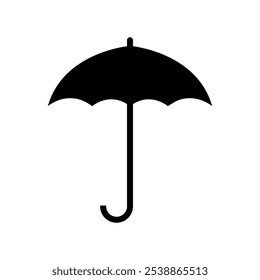 Umbrella illustrated on white background