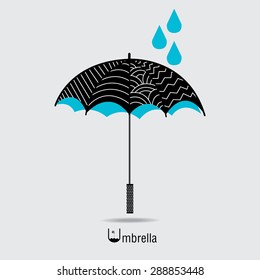 Umbrella for illustration.