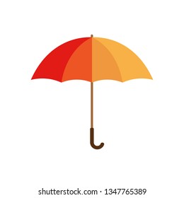 Umbrella illustration. Flat design. Vector.