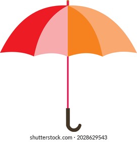 
Umbrella illustration. Flat design. Vector. Icon for Autumn Season