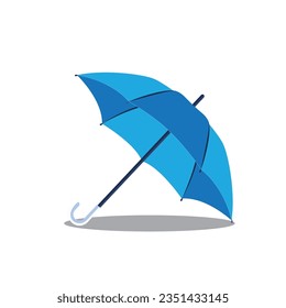 Umbrella illustration. Flat design. Vector.