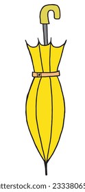 Umbrella illustration image. 
Hand drawn image artwork of an umbrella. 
Simple cute original logo.
Hand drawn vector illustration for posters, cards, t-shirts.