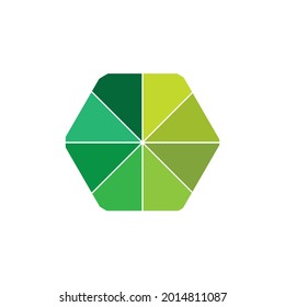 Plantilla vectorial de concepto de logotipo de ilustración de paraguas