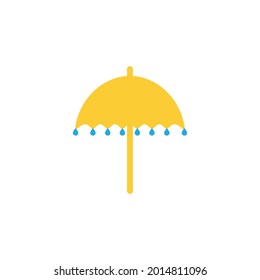 Umbrella illustration logo concept vector template