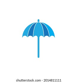 Umbrella illustration logo concept vector template