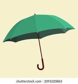 Umbrella illustration. Vector illustration in flat design.
