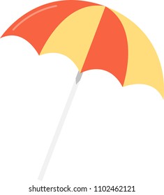 Umbrella insolated vector illustration