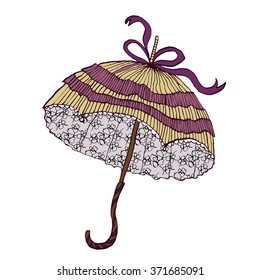 umbrella isolated color
