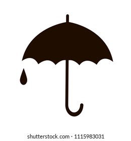 Umbrella isolated on white background