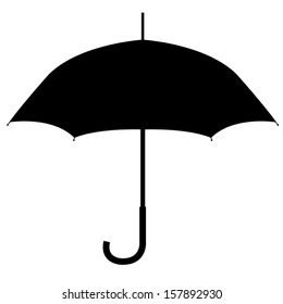 Umbrella isolated on white background