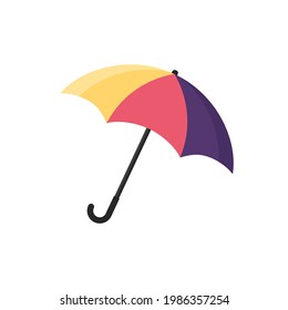 Umbrella isolated on white background. Vector illustration