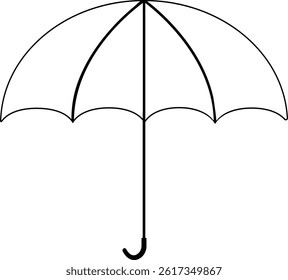 umbrella isolated on white background, umbrella icon