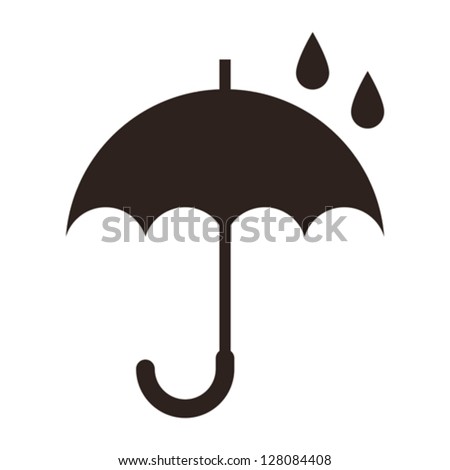 Umbrella isolated on white background