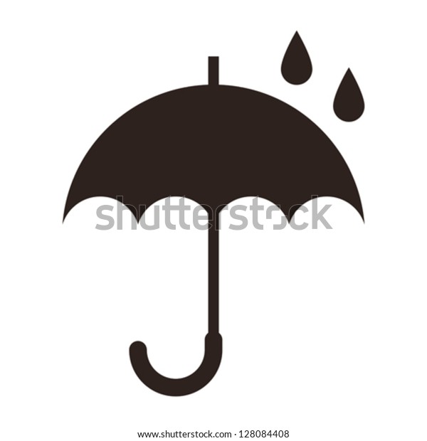 白い背景に傘 のベクター画像素材 ロイヤリティフリー