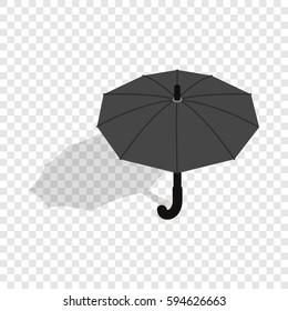 Umbrella isometric icon 3d on a transparent background vector illustration
