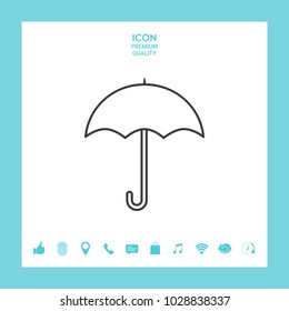 Umbrella line icon