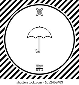 Umbrella line icon