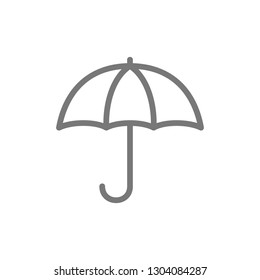 Umbrella line icon.