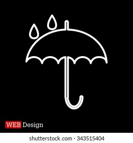 Umbrella line icon