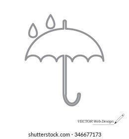Umbrella line icon