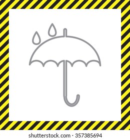 Umbrella line icon
