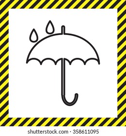 Umbrella line icon