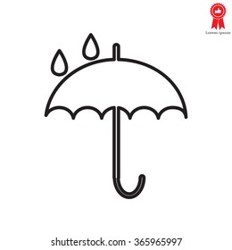 Umbrella line icon