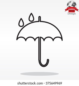 Umbrella line icon