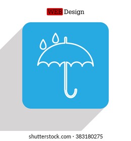 Umbrella line icon