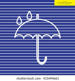 Umbrella line icon