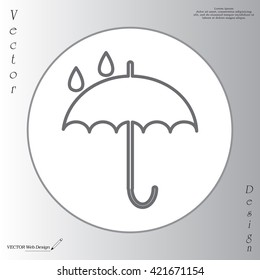 Umbrella line icon