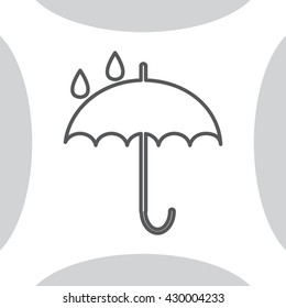 Umbrella line icon