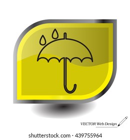 Umbrella line icon